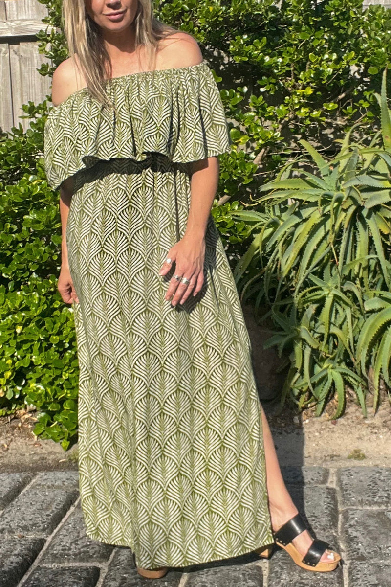 Dawn Dress OLIVE FERN