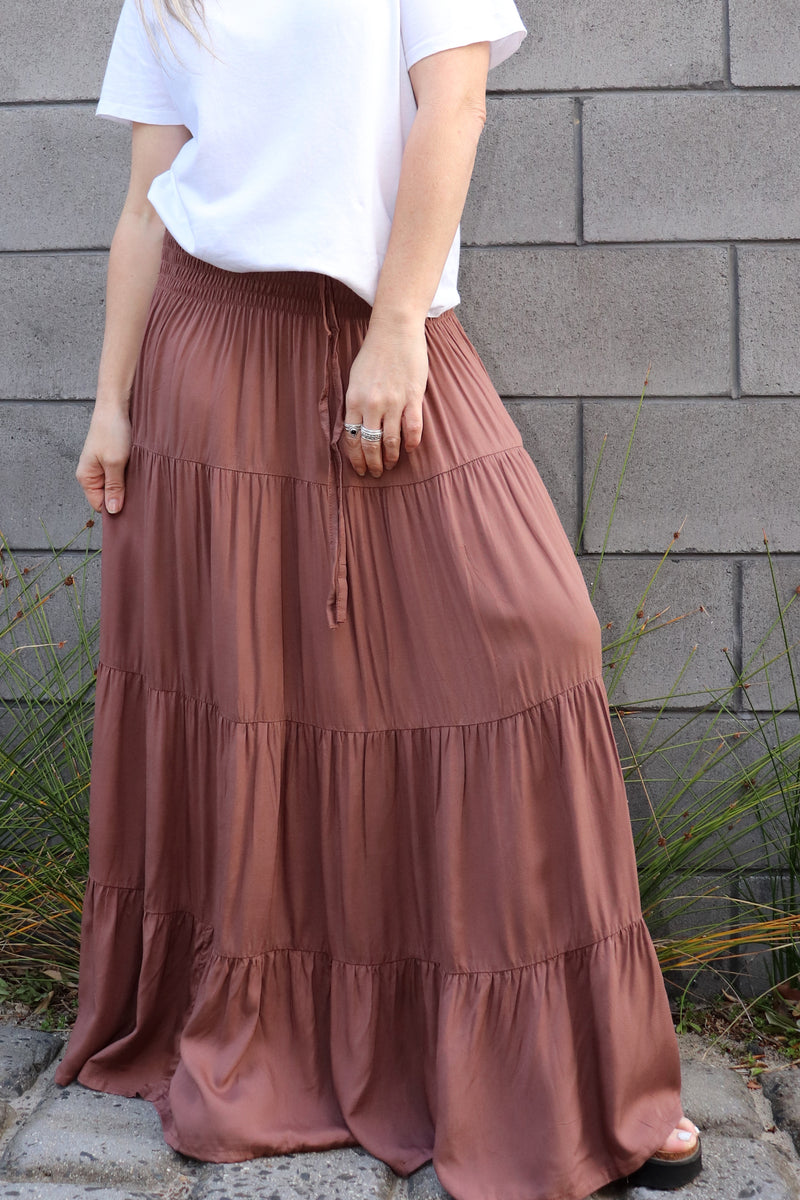 Grace Skirt MOCHA (Sample)