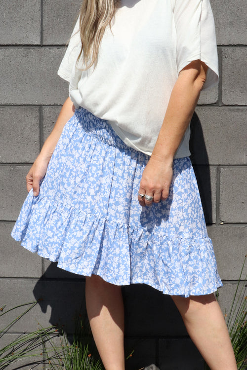 Savannah Skirt MAGNOLIA BLUE (Sample)