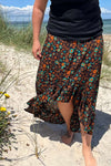 Wild & Free Skirt WILDFLOWER BLACK/ORANGE