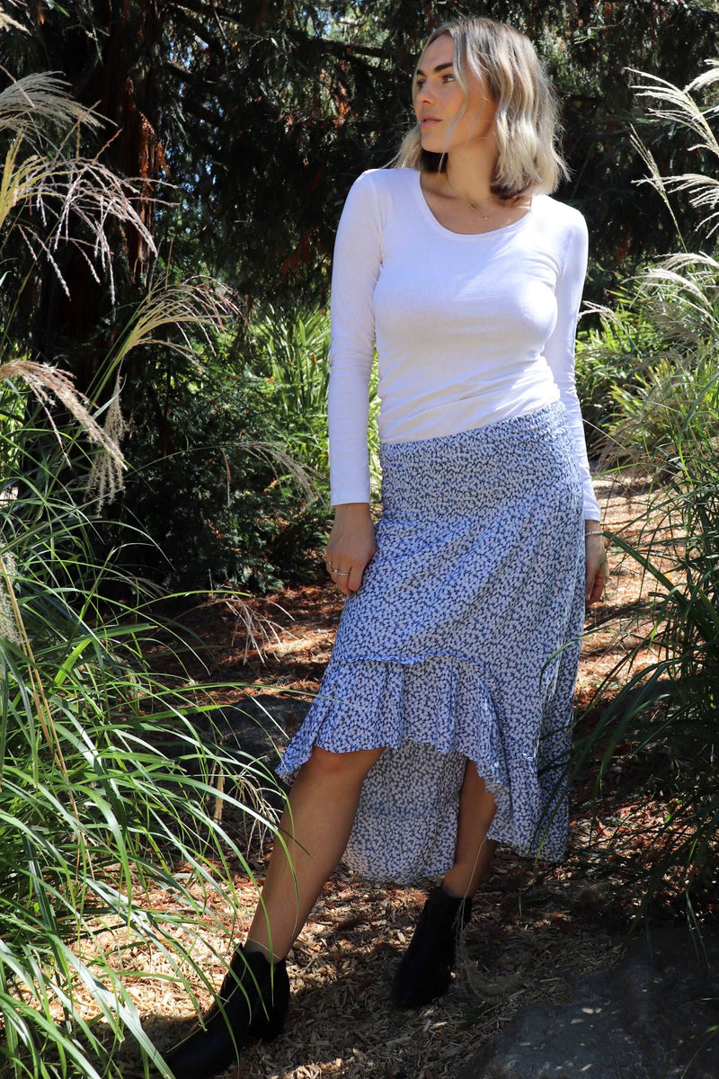 Wild & Free Skirt DAISY BLUE